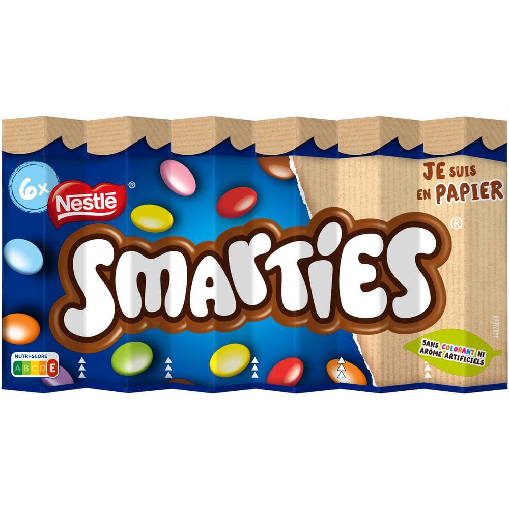Smarties - Bonbons de chocolat au lait (6 x 34g)