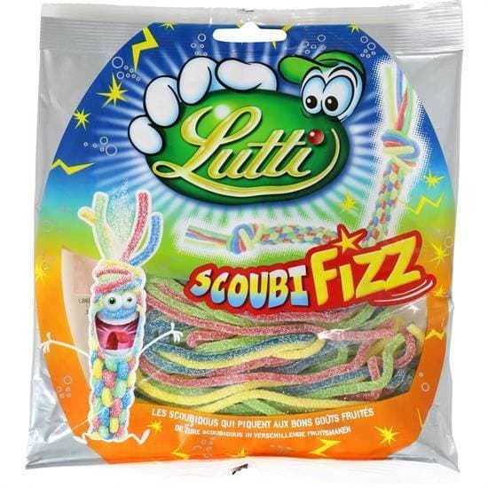 Lutti - Bonbons scoubifizz piquants aux fruits (180g)