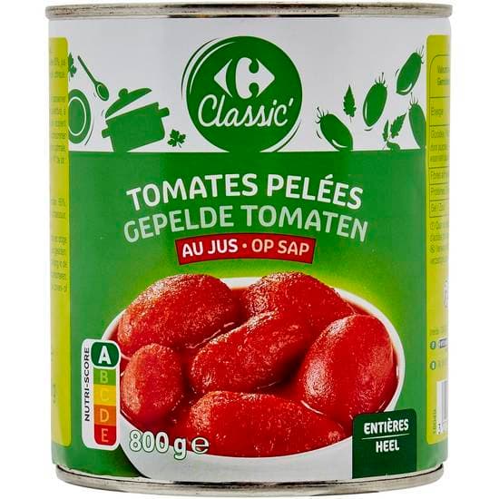 Carrefour Classic' - Tomates entières pelées au jus (800g)