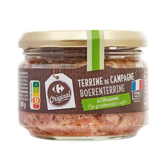 Carrefour Original - Pâté terrine de campagne (180g)