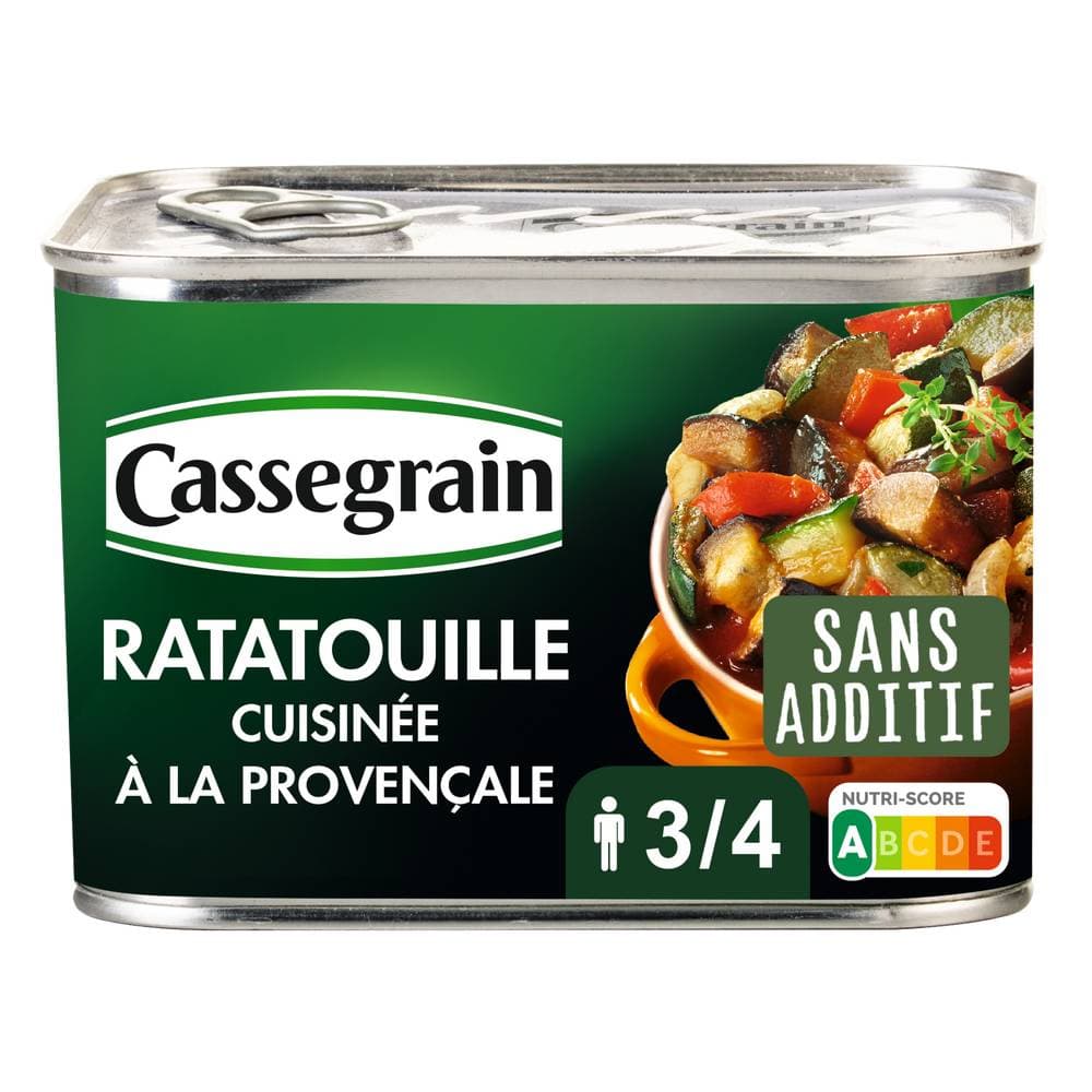 Cassegrain - Ratatouille cuisinée à la provençale (660g)