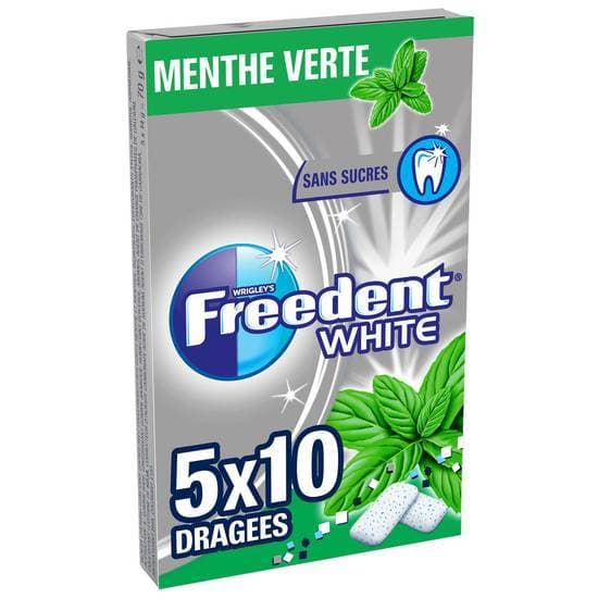 Freedent - Chewing-gum sans sucres, menthe verte (50)