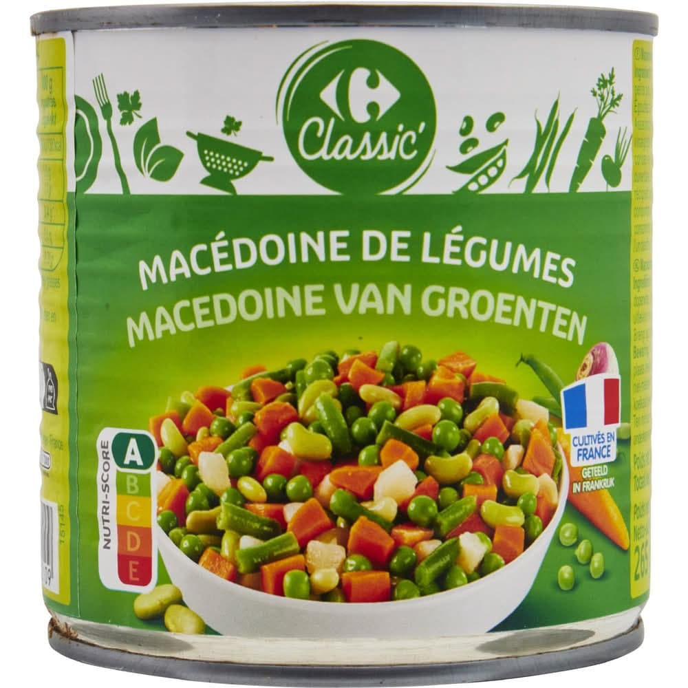Carrefour Classic' - Macédoine de légumes (400g)