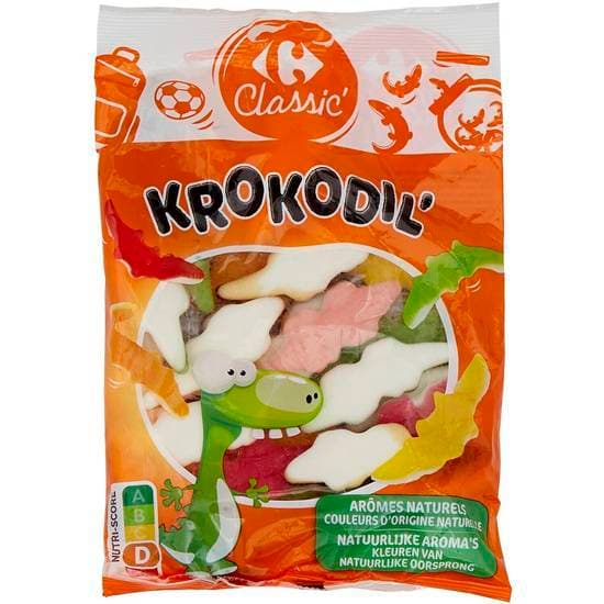 Carrefour Classic' - Krokodil' bonbons gélifiés (250g)