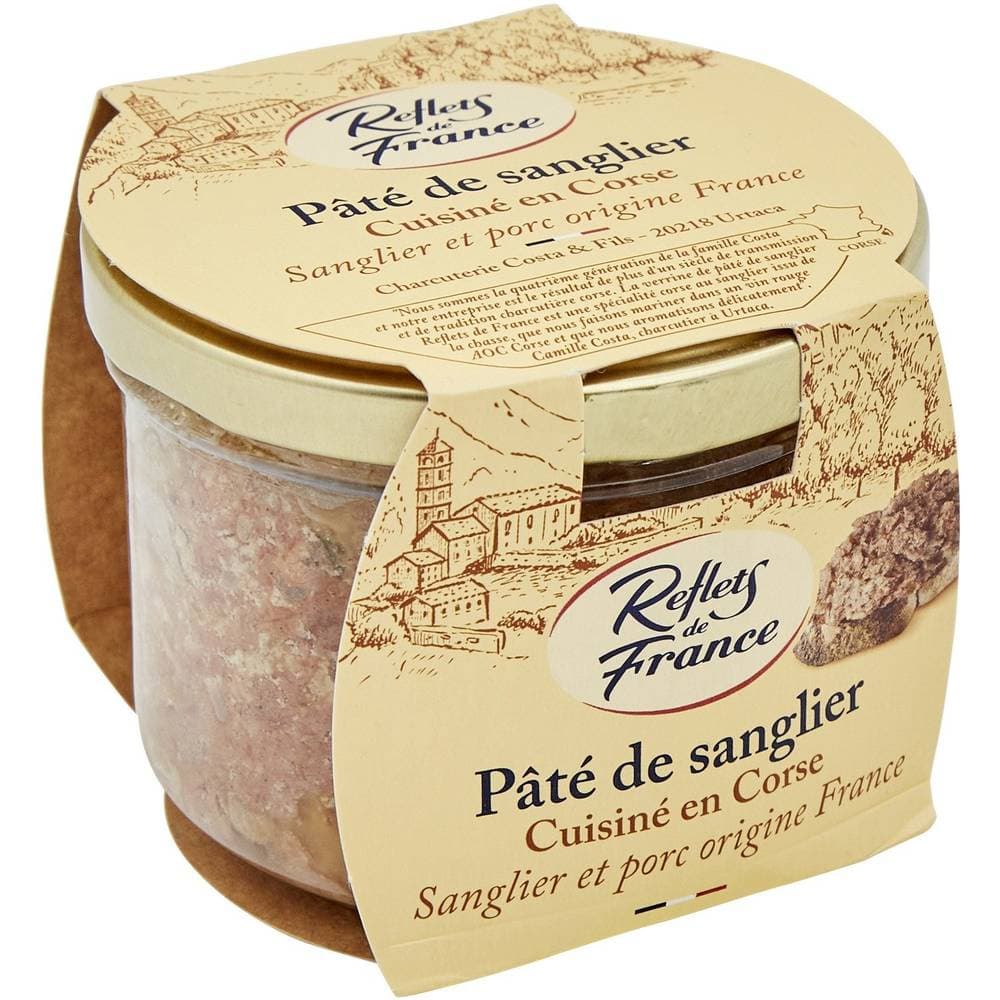 Reflets de France - Pâté de sanglier cuisiné en corse (180g)