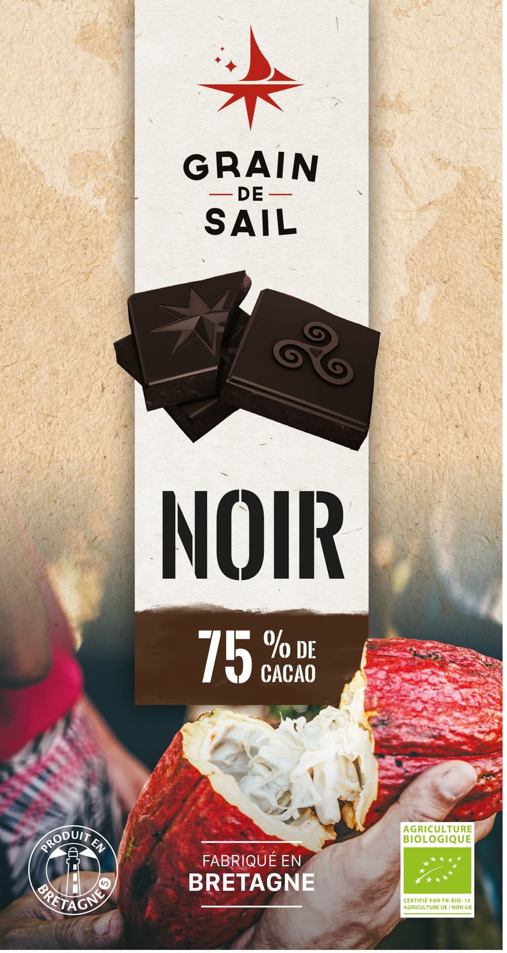 Grain de Sail - Chocolat bio noir (100g)