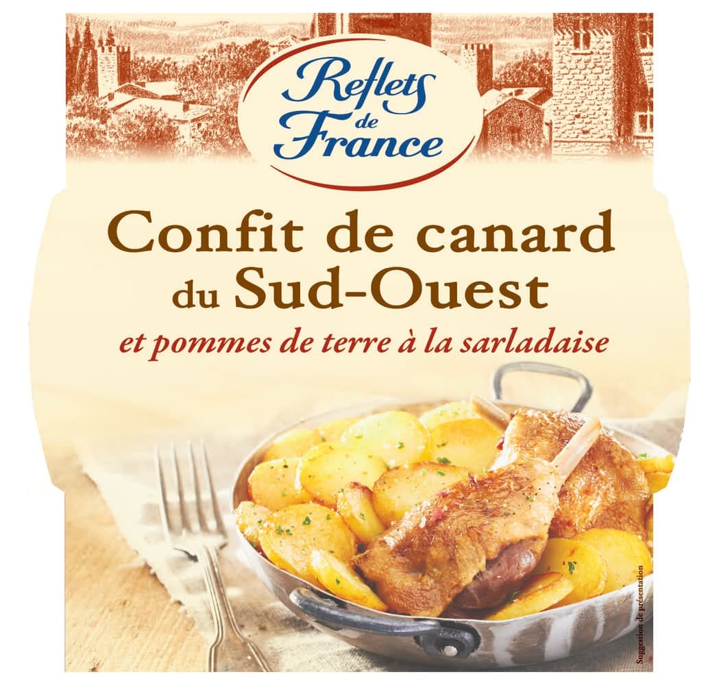 Reflets de France - Confit de canard et pommes de terre à la sarladaise (300g)
