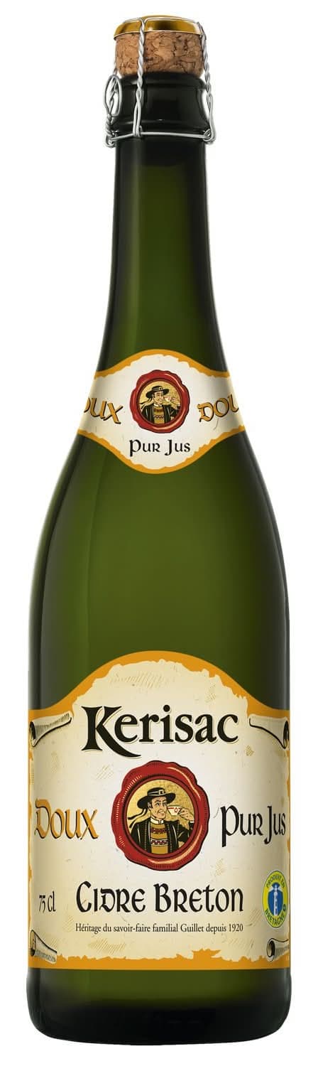 Kerisac - Cidre breton pur jus doux igp (750ml)