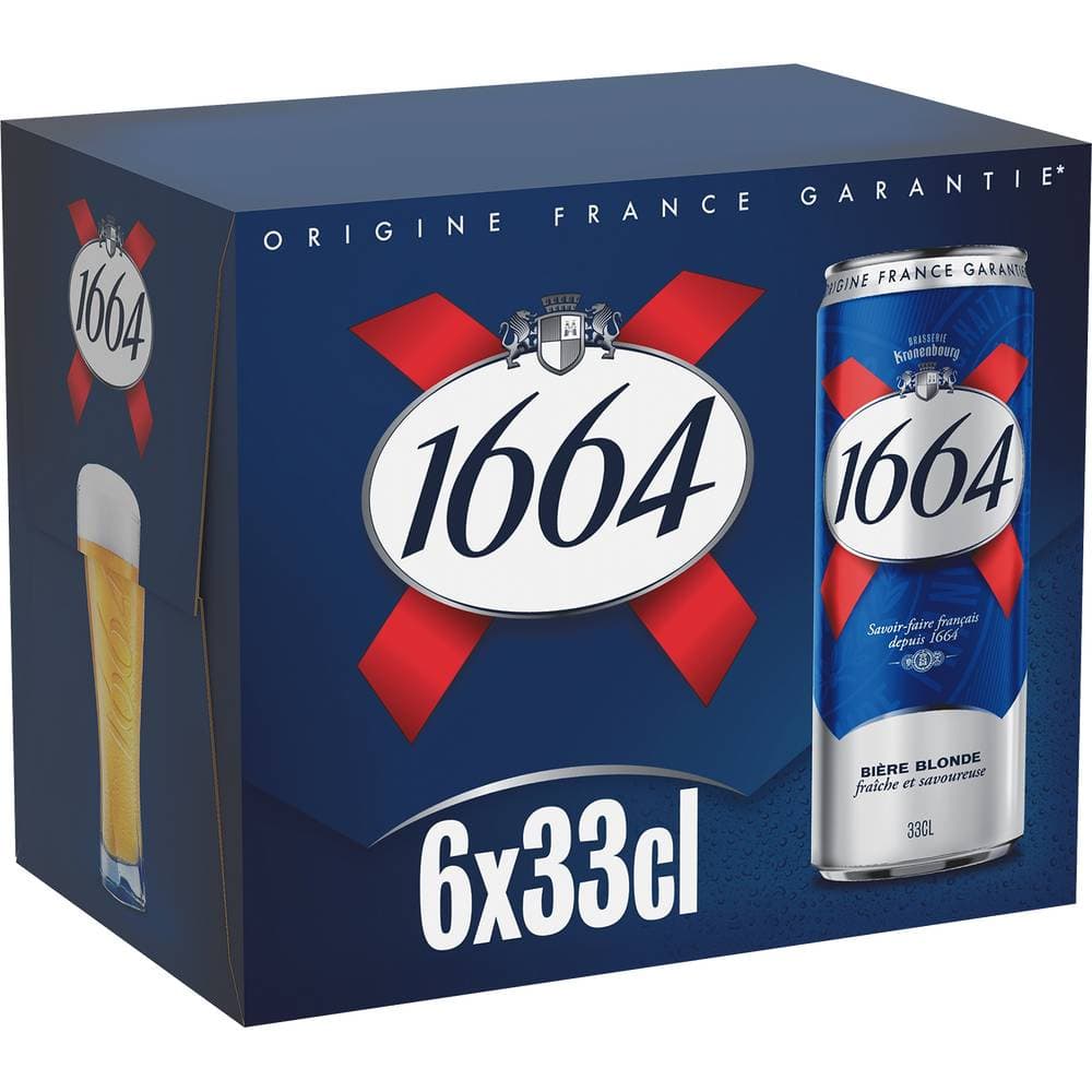 1664 - Bière blonde (6 x 330ml)