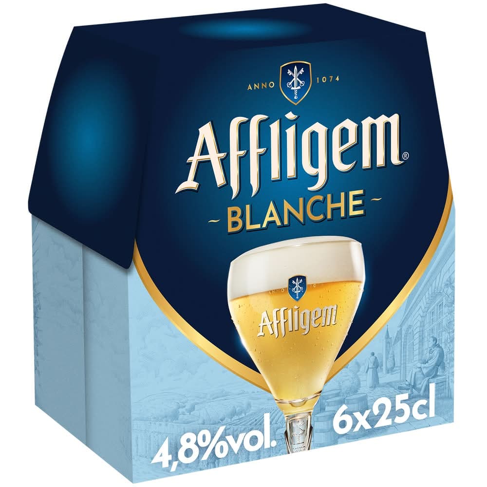 Affligem - Bière blanche d'abbaye (6 x 250ml)